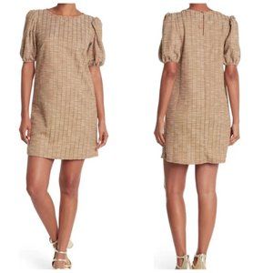 NEW ModCloth City By Week Metallic Shift Dress M